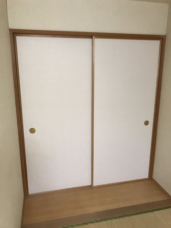 愛西市のお客様襖の張替え写真