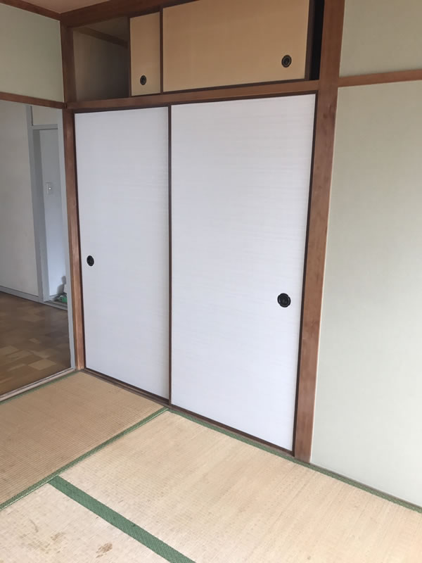 あま市のお客様襖の張替え写真