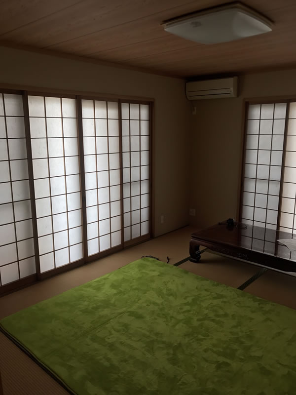 あま市のお客様障子の張替え写真