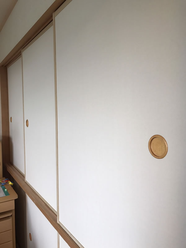 安城市のお客様襖の張替え写真