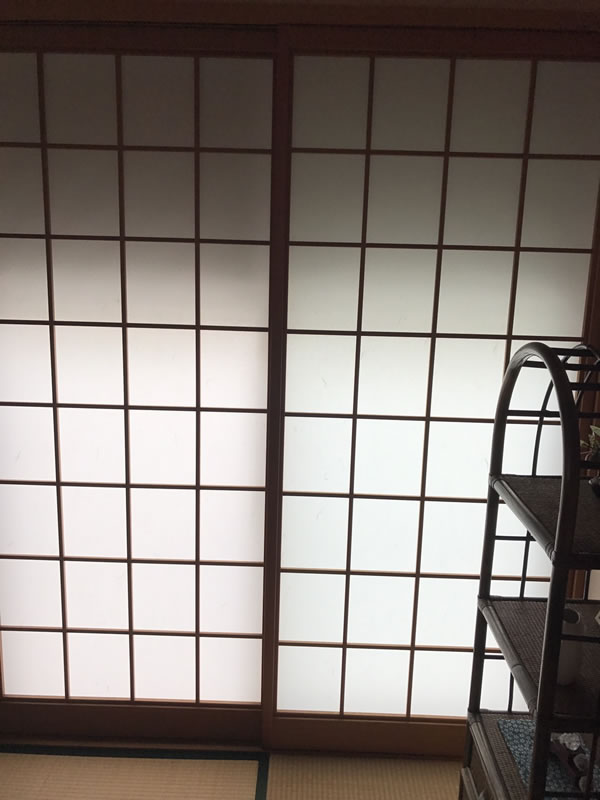 安城市のお客様障子の張替え写真
