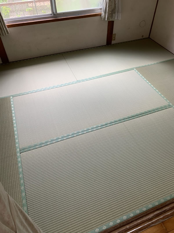 蒲郡市のお客様網戸の張替え写真