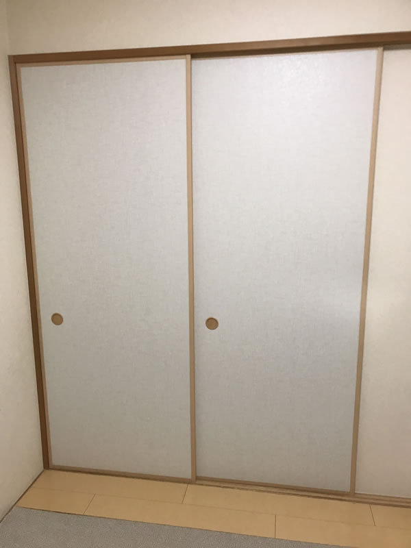 稲沢市のお客様襖の張替え写真