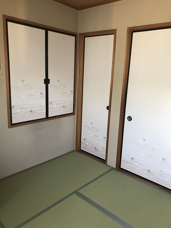 稲沢市のお客様襖の張替え写真