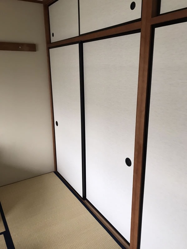 稲沢市のお客様襖の張替え写真