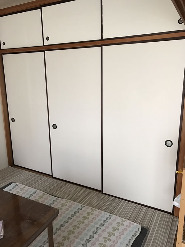 犬山市のお客様襖の張替え写真