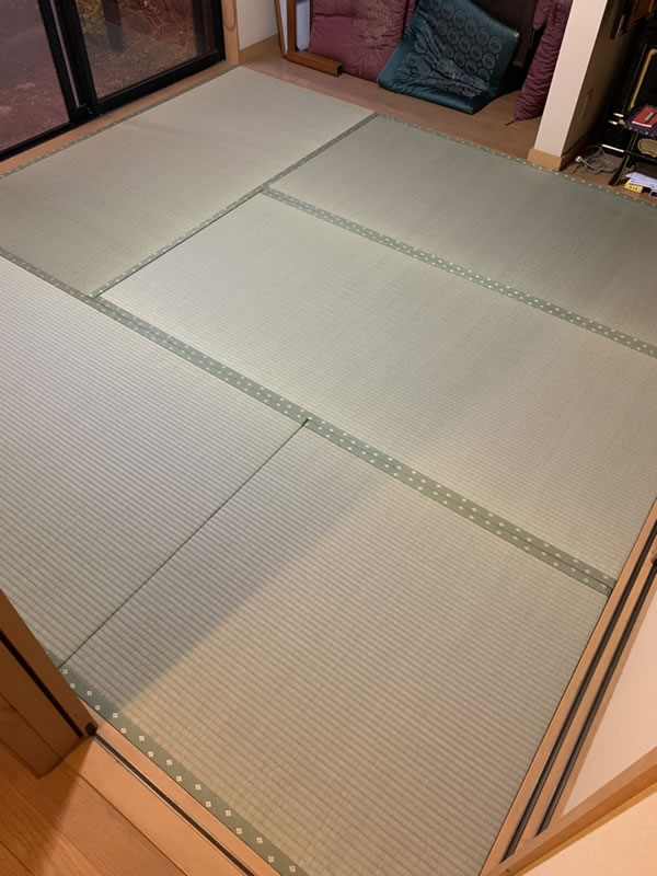 犬山市のお客様畳の張替え写真