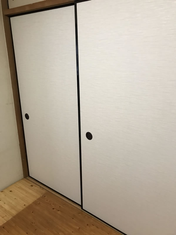 岩倉市のお客様襖の張替え写真