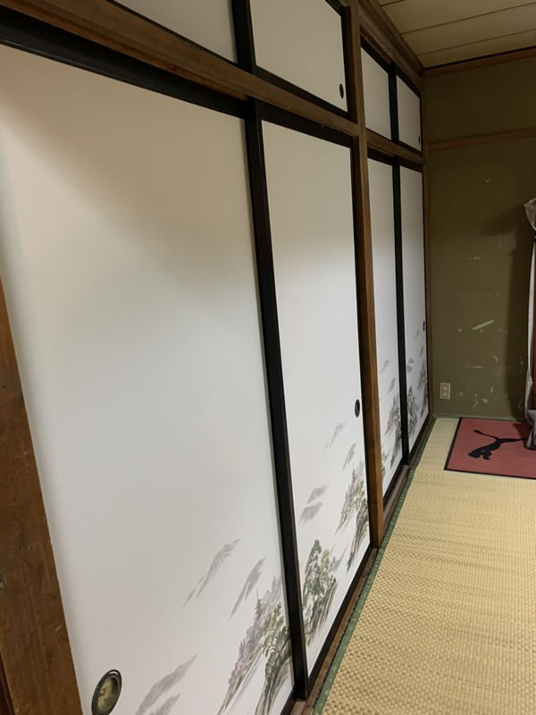 刈谷市のお客様襖の張替え写真