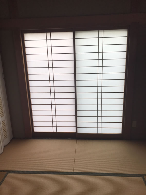 刈谷市のお客様障子の張替え写真