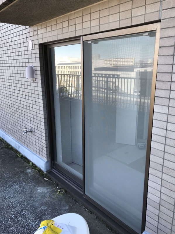 清須市のお客様網戸の張替え写真