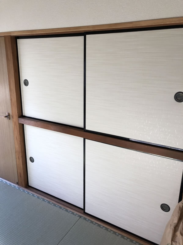 清須市のお客様襖の張替え写真