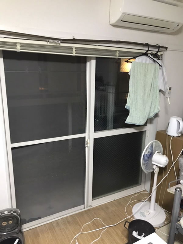 小牧市のお客様網戸の張替え写真