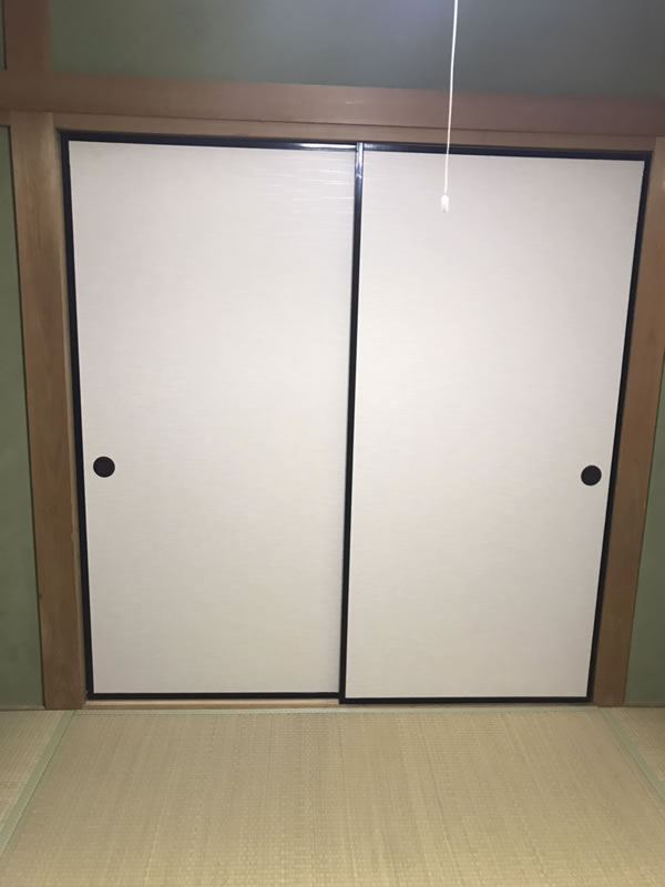 小牧市のお客様襖の張替え写真