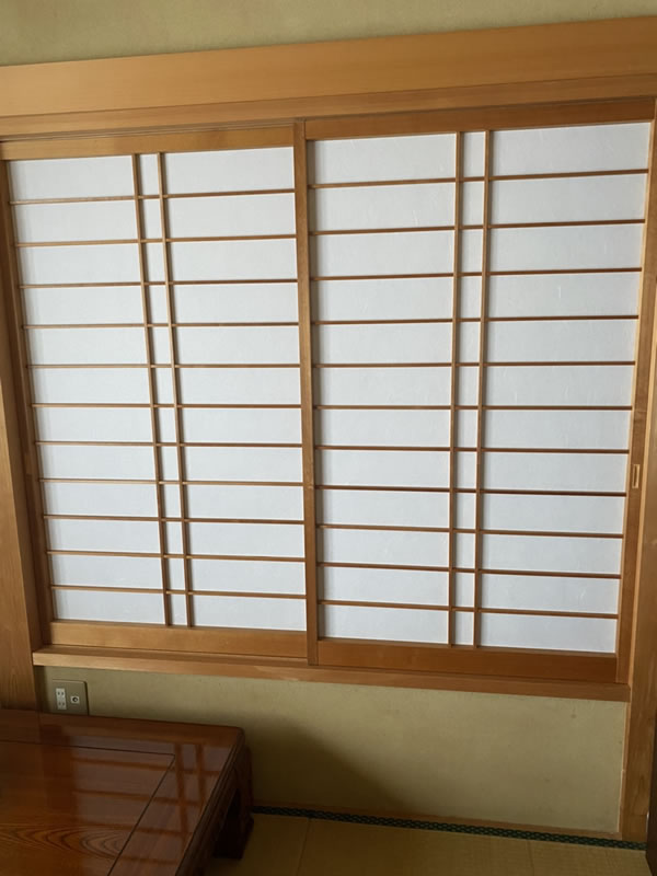 小牧市のお客様障子の張替え写真