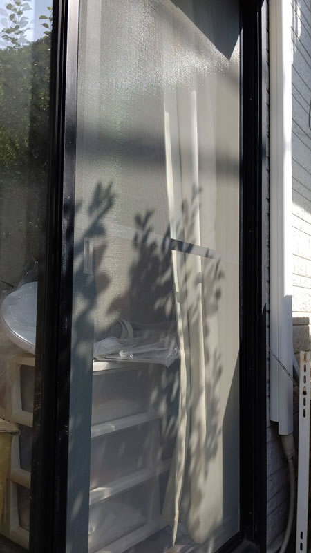 江南市のお客様網戸の張替え写真