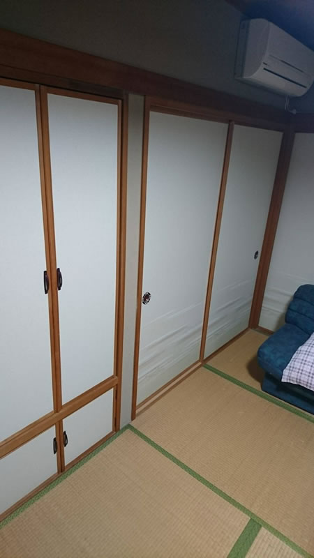 江南市のお客様襖の張替え写真