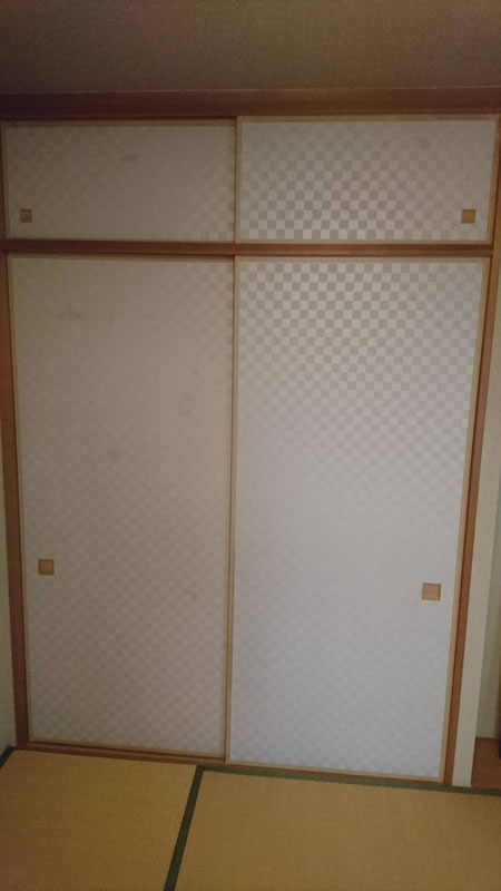 江南市のお客様襖の張替え写真