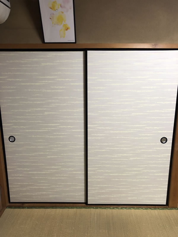 長久手市のお客様襖の張替え写真