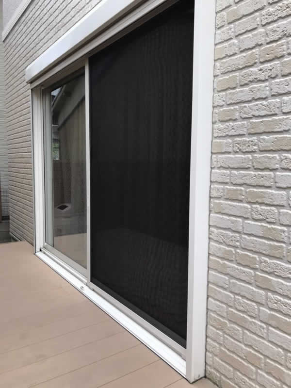 名古屋市北区のお客様網戸の張替え写真