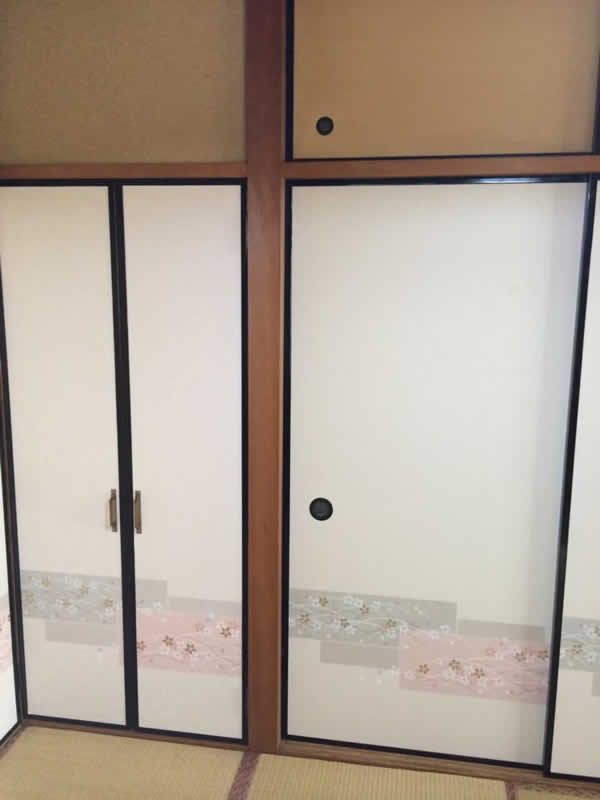 名古屋市北区のお客様襖の張替え写真