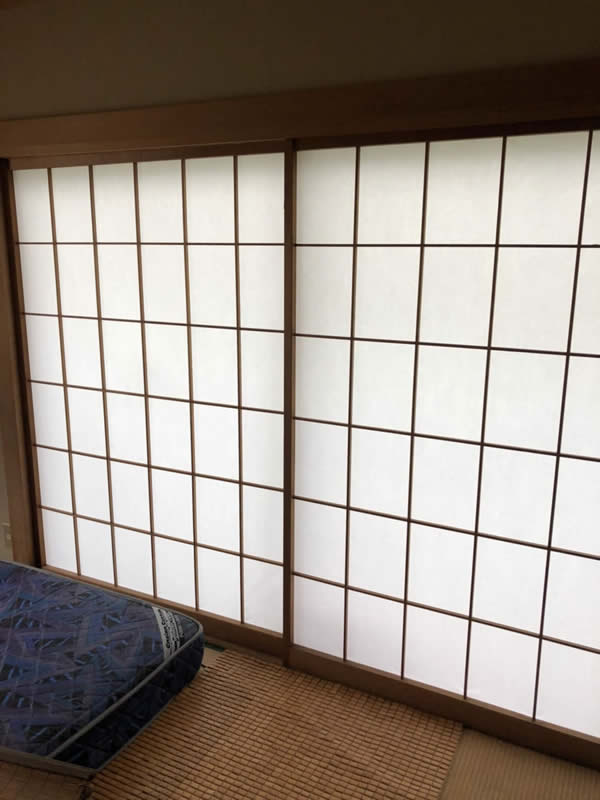 名古屋市中川区のお客様障子の張替え写真