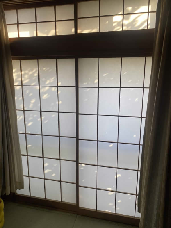 名古屋市中川区のお客様障子の張替え写真