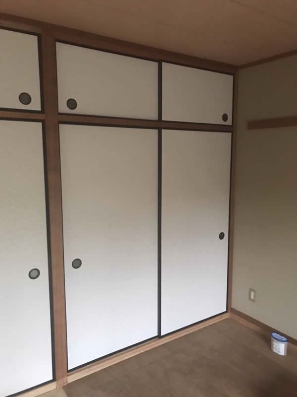 名古屋市中区のお客様襖の張替え写真