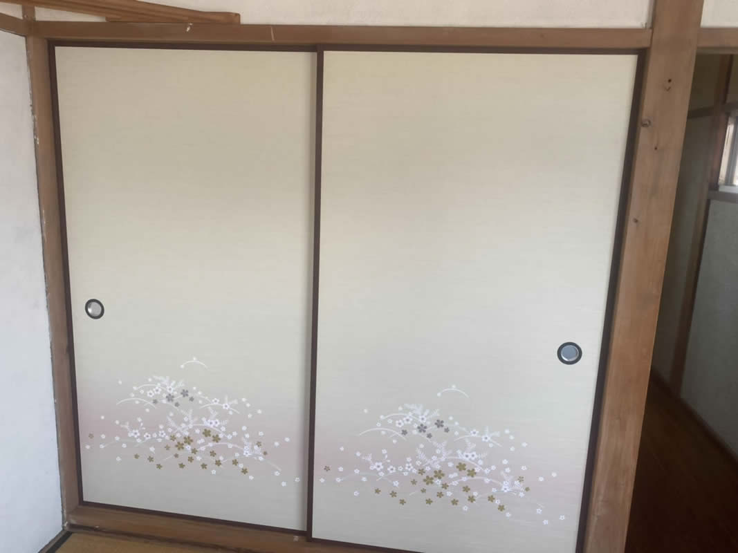 名古屋市中区のお客様襖の張替え写真