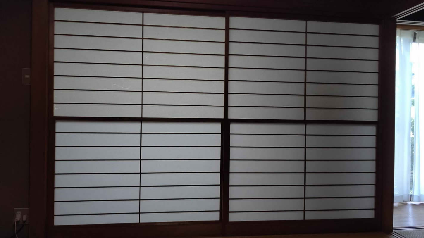 名古屋市中村区のお客様障子の張替え写真