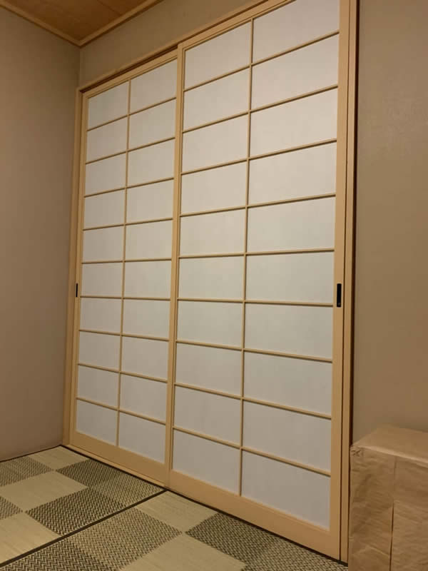 名古屋市中村区のお客様障子の張替え写真