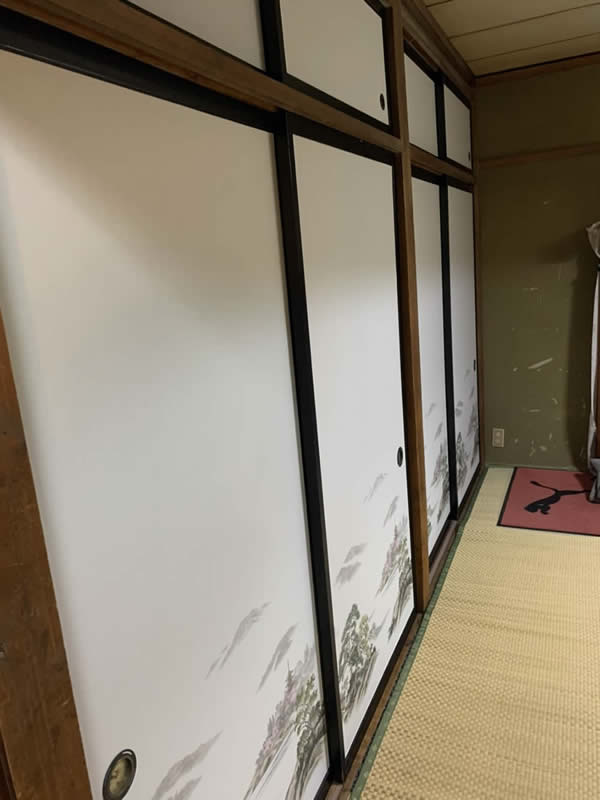 名古屋市西区のお客様襖の張替え写真