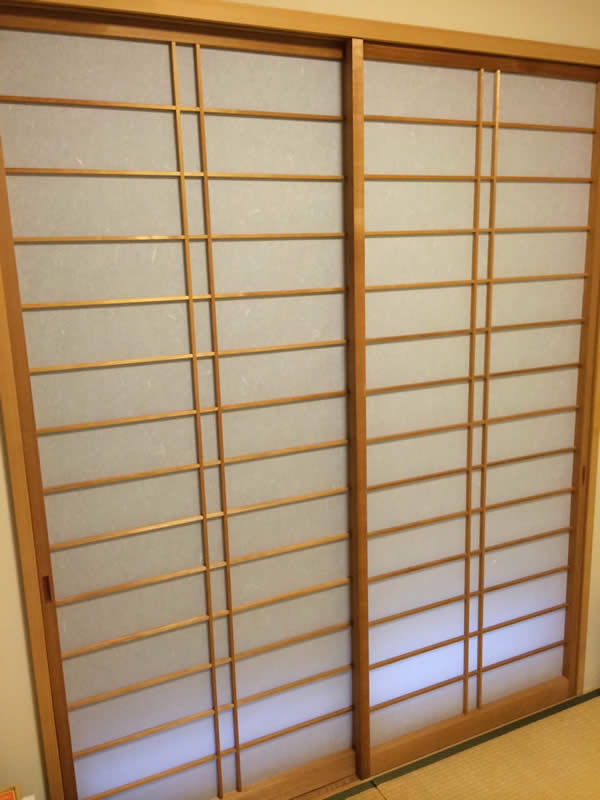 名古屋市西区のお客様障子の張替え写真