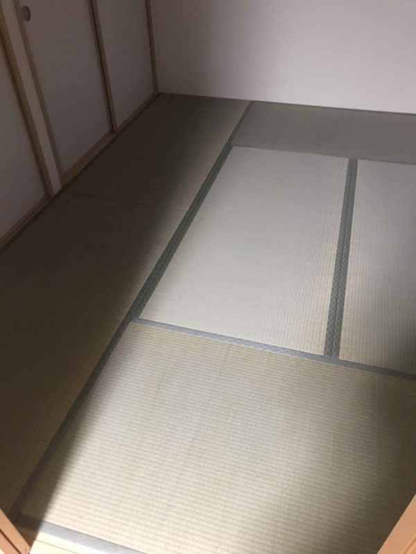 名古屋市西区のお客様網戸の張替え写真