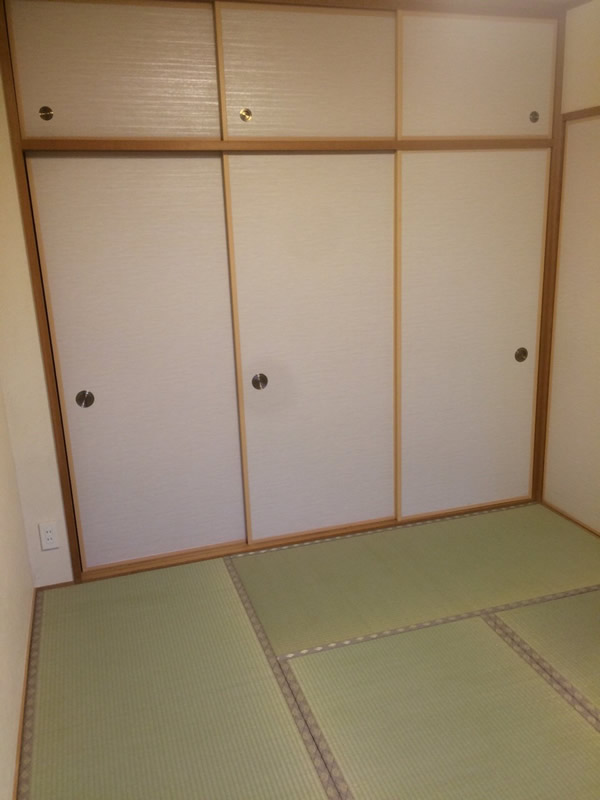 名古屋市昭和区のお客様襖の張替え写真