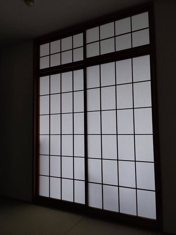 大府市のお客様障子の張替え写真