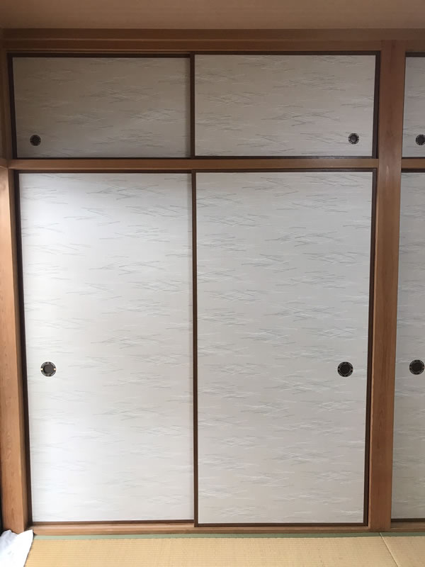 瀬戸市のお客様襖の張替え写真