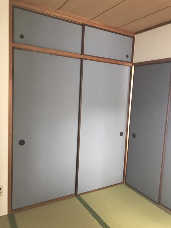 新城市のお客様襖の張替え写真