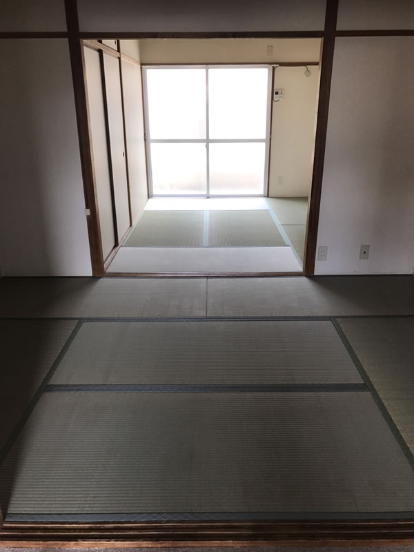 知多市のお客様網戸の張替え写真