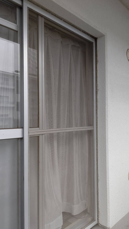 常滑市のお客様網戸の張替え写真