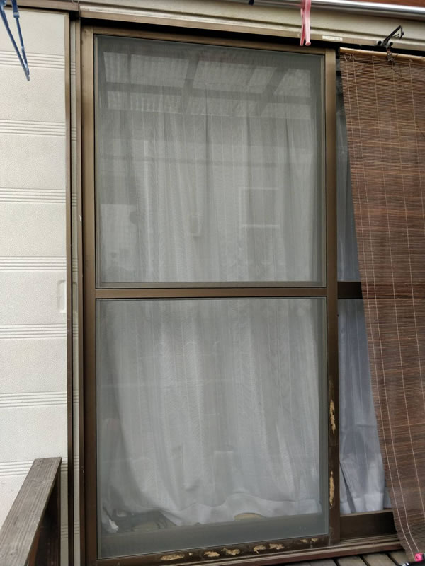 常滑市のお客様網戸の張替え写真