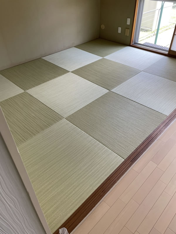 東海市のお客様網戸の張替え写真