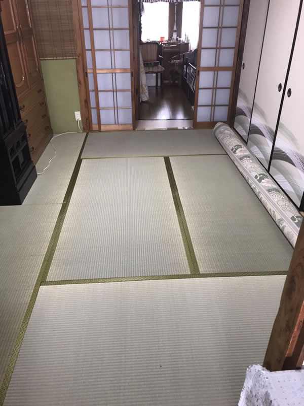 豊明市のお客様畳の張替え写真