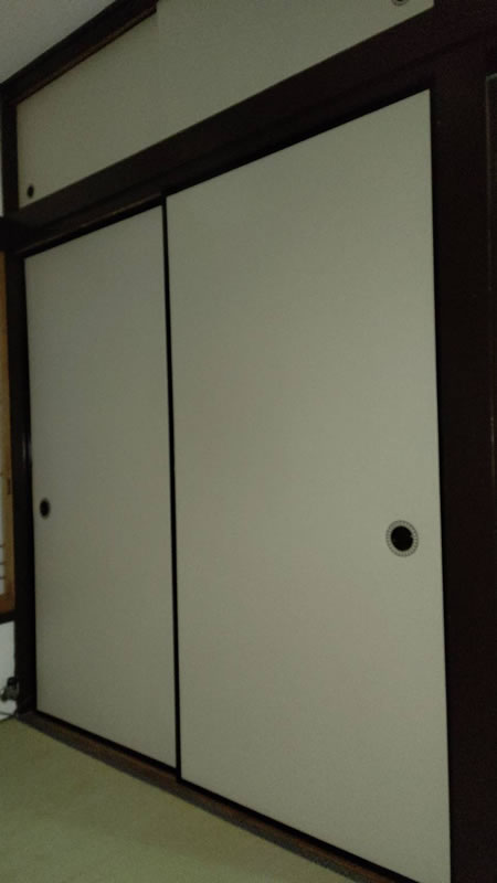 豊橋市のお客様襖の張替え写真