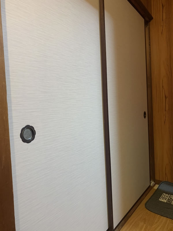津島市のお客様襖の張替え写真