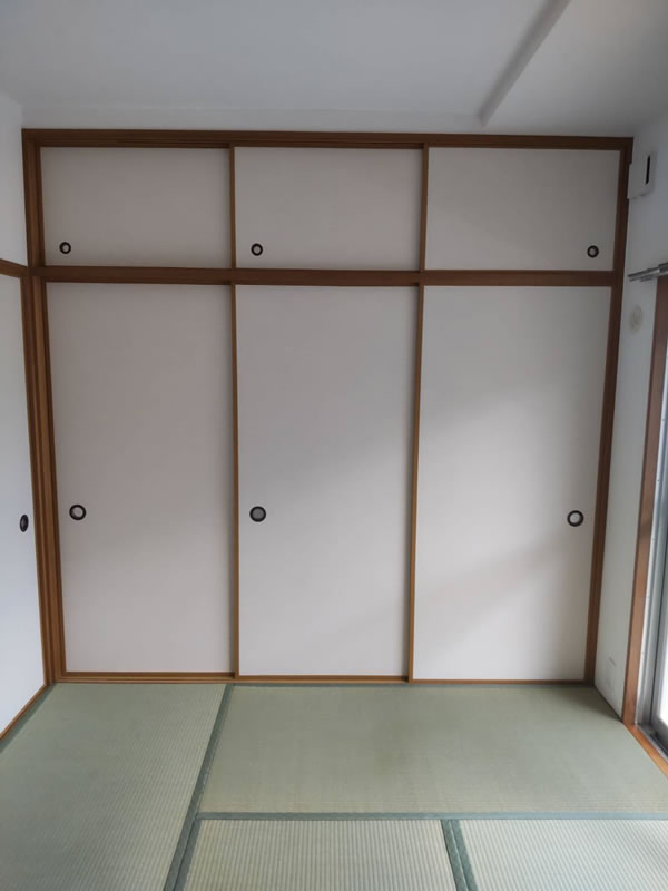 津島市のお客様襖の張替え写真