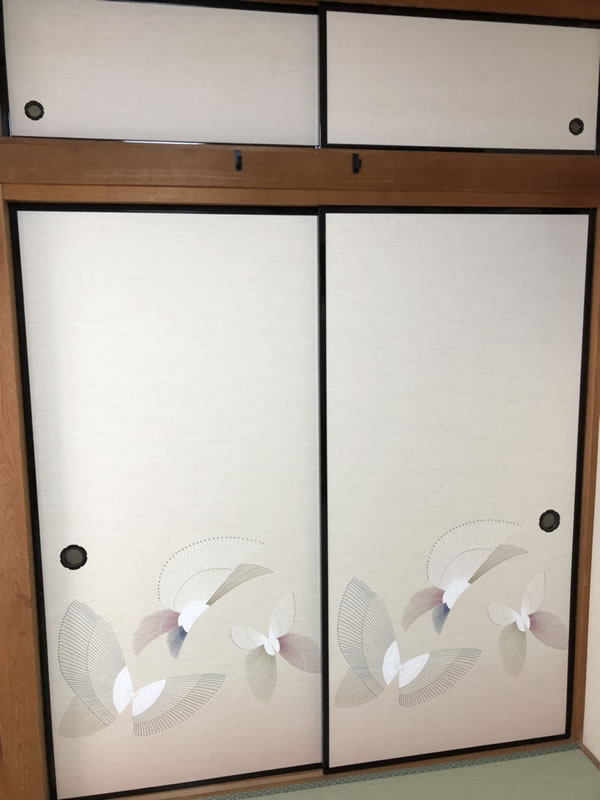 弥富市のお客様襖の張替え写真