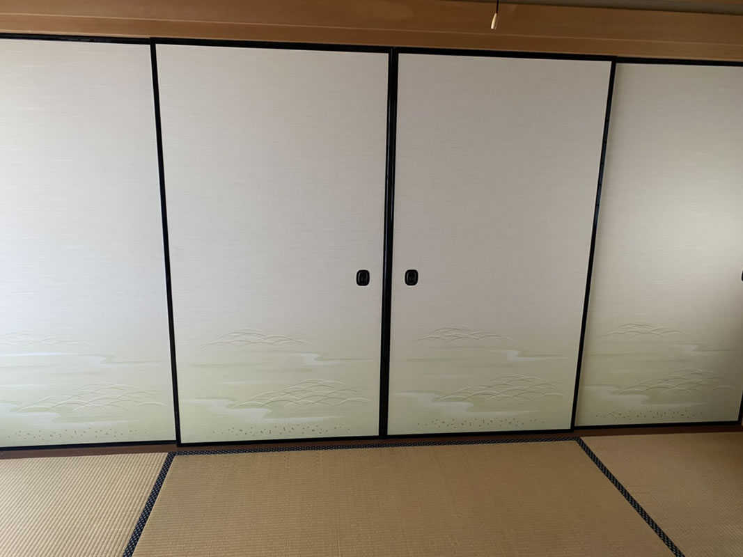 下呂市のお客様襖の張替え写真