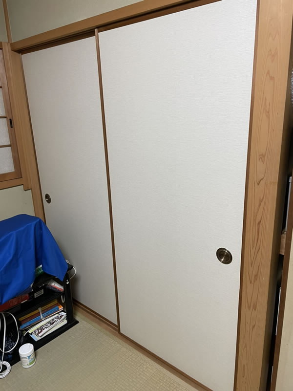 岐阜市のお客様襖の張替え写真