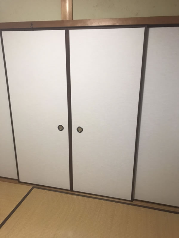 岐阜市のお客様襖の張替え写真